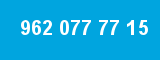 962 077 77 15 962 077 77 15